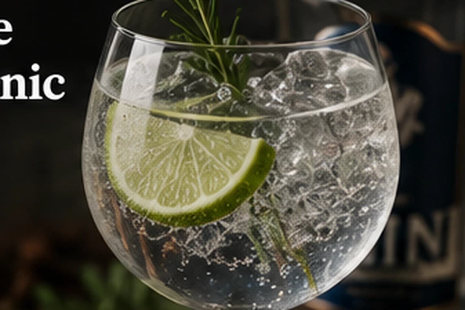Klassieke Gin & Tonic met Limoen en Rozemarijn