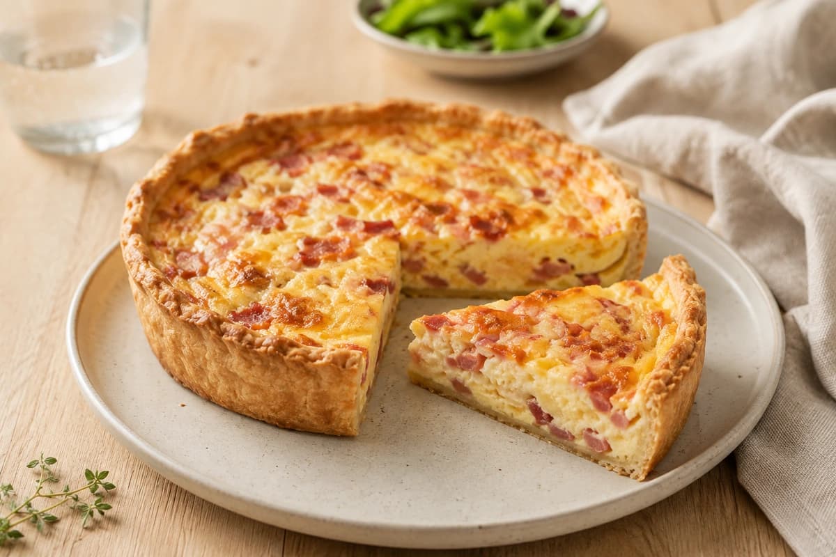 Quiche Lorraine met Spek en Gruyère
