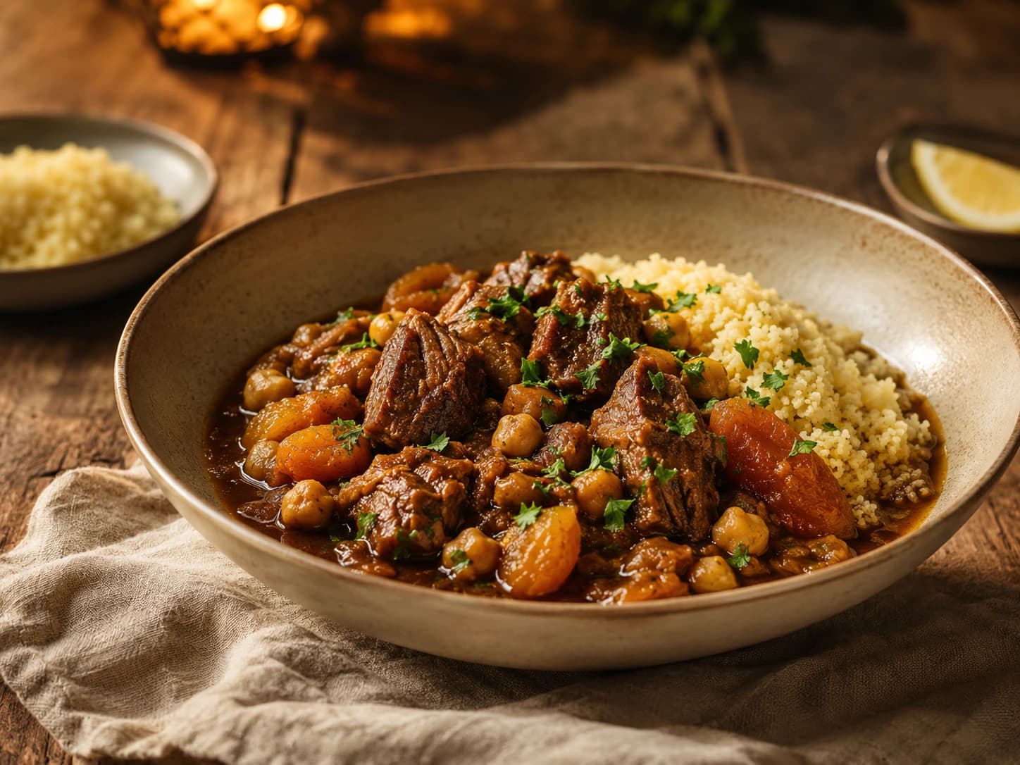 Slowcooker Marokkaanse Lamstoof
