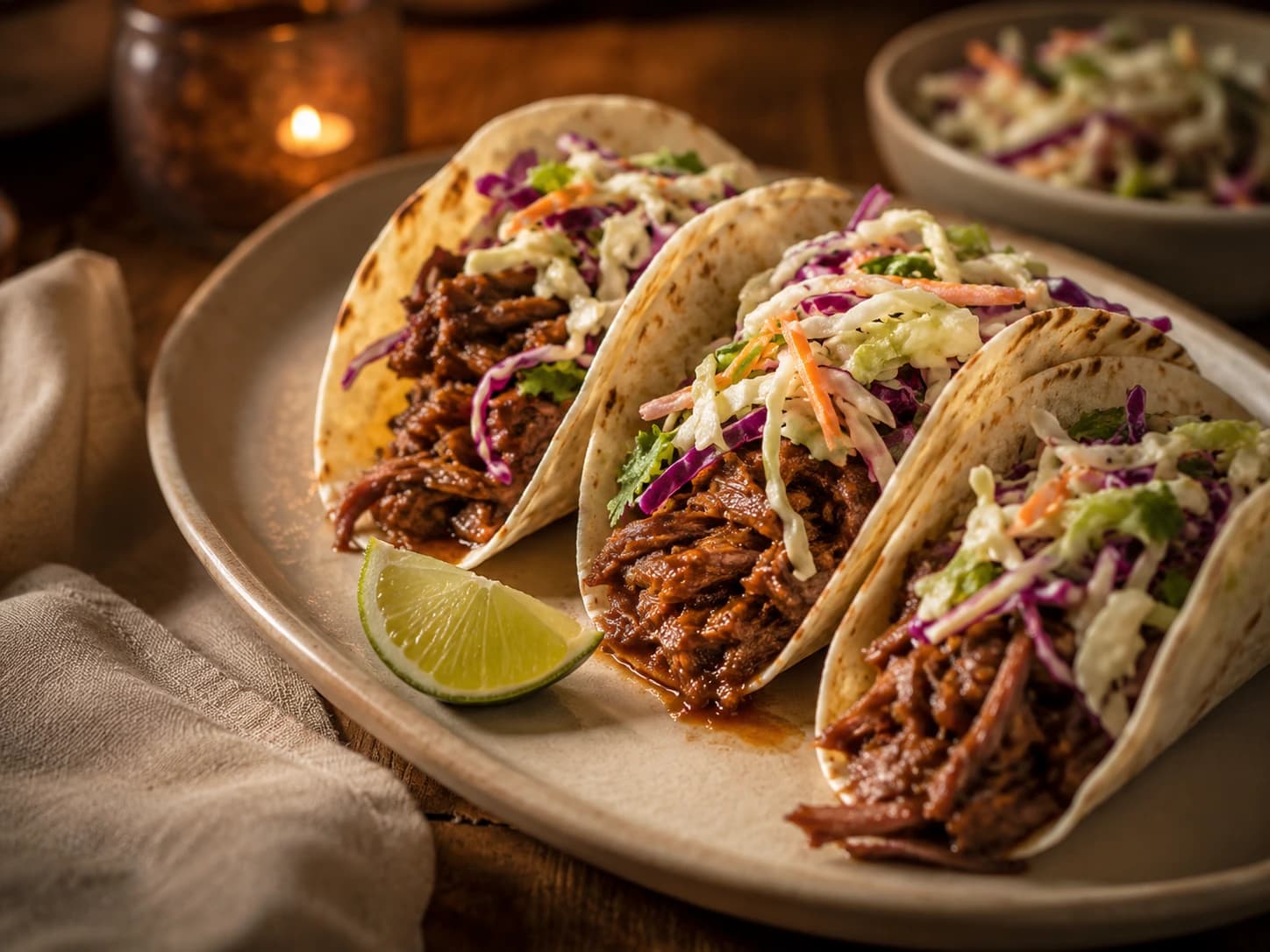 Slowcooker Pulled Beef Taco's