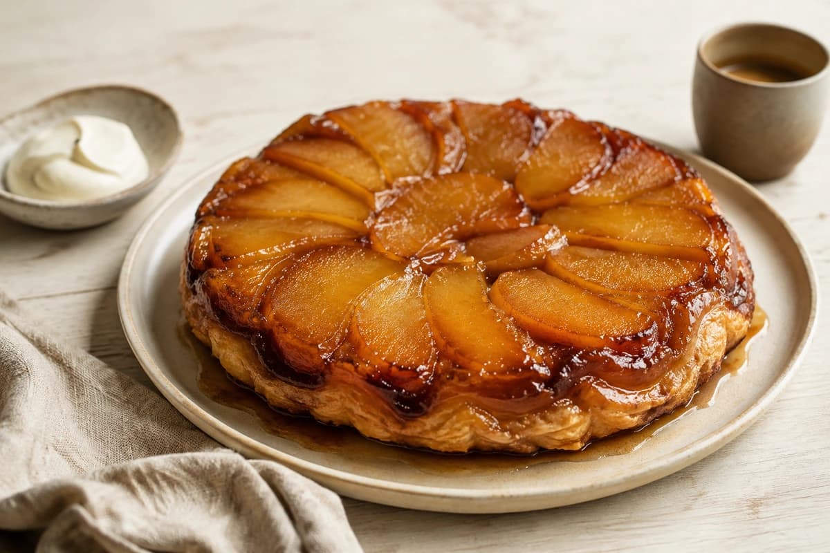 Tarte Tatin met Appel en Vanille