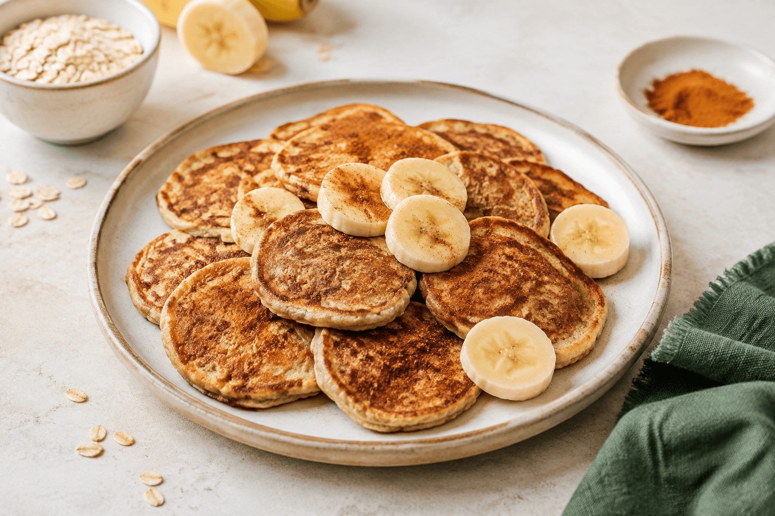 Bananenpannenkoekjes met havermout