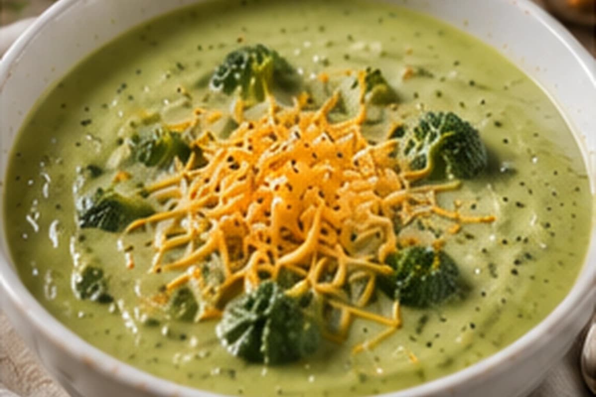 Romige Broccolisoep met Cheddar