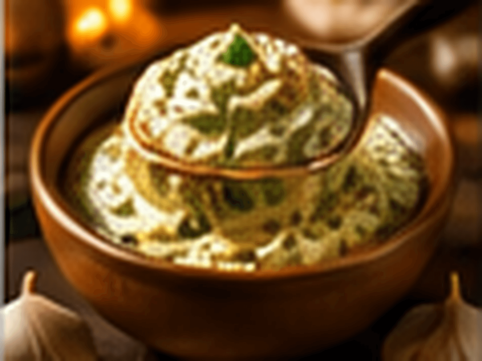 Romige knoflook-kruidensaus