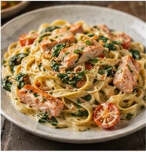 Romige Zalm Pasta