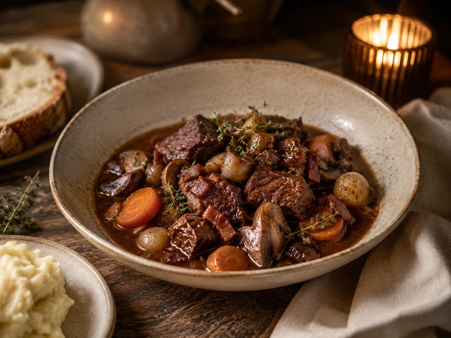 Slowcooker Beef Bourguignon