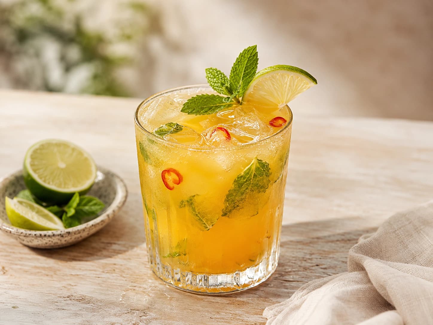 Spicy Mango Lime Mocktail