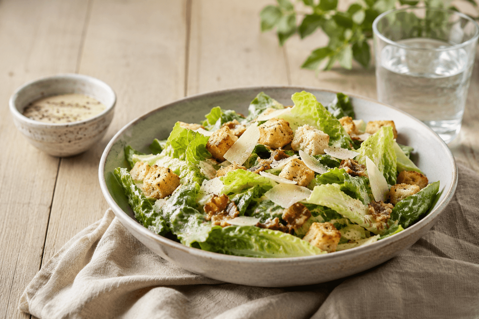 Krokante caesarsalade