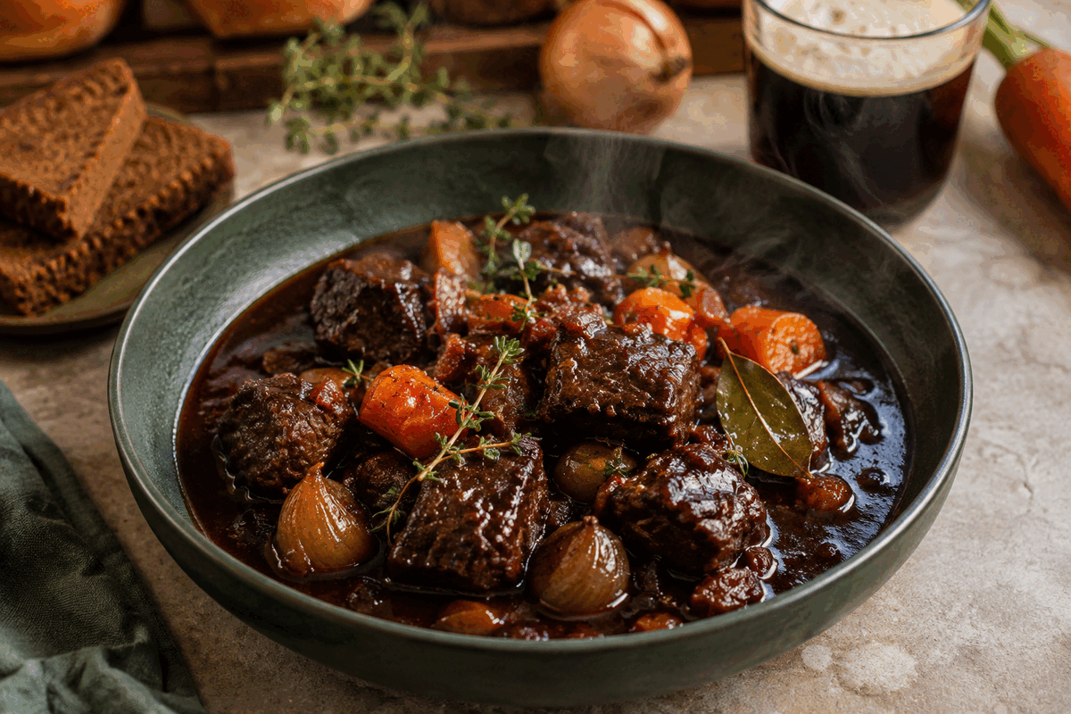 Vlaamse bierstoof met peperkoek